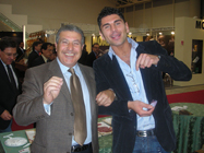 Andrea Biso (a sinistra) agente rete vendita con Marino Sorrentino (a destra) (Clicca per ingrandire)