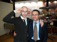 Fabrizio Dominici, Resp. Rete Vendita (a destra) con Americo Liberato del Commerciale (Clicca per ingrandire)