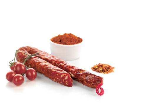 Salsiccia Romagnoli Dolce Rossa e Piccante Rossa (Cliquez ici pour agrandir)
