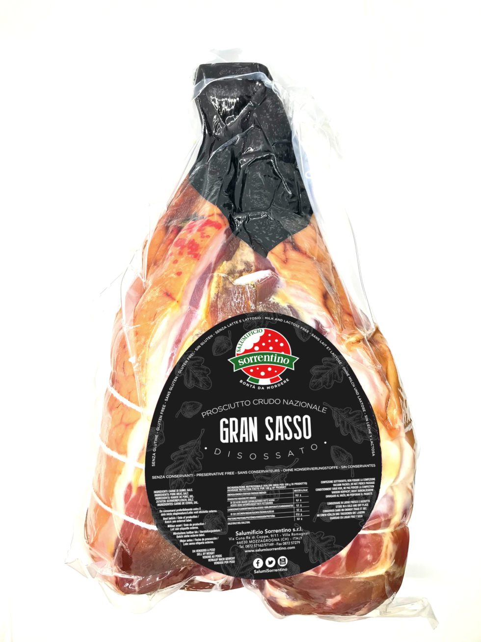 Prosciutto Gran sasso Disossato Addobbo, il nostro prosciutto Nazionale. Clicca sull'immagine per acquistarlo!